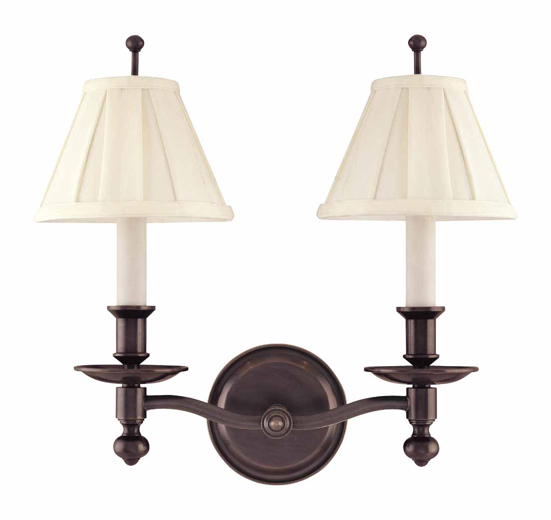 Бра  Hudson Valley Lighting Southgate 2 Light Wall Sconce 4402-AGB