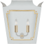 Бра настенное VISUAL COMFORT Caddo Lantern Sconce JULIE NEILL JN 2020SW/G-CG