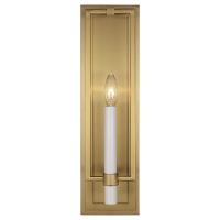 Marston Tall Wall Sconce Chapman & Myers CW1241BBS