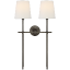 Bryant Large Double Tail Sconce Thomas O'Brien TOB2025HAB-L
