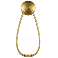 Visual Comfort Galassia One Light Sconce AEW1011BBS