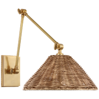 Wimberley Double Library Wall Light Marie Flanigan MF2201SB-NTW