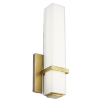 Milan II 13" Bath Sconce Sean Lavin 702BCMLN13WNB-LED930