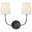 Vendome Double Sconce Thomas O'Brien TOB2008PN-L