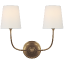 Vendome Double Sconce Thomas O'Brien TOB2008PN-L