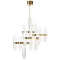 Langston Medium Chandelier AvroKO  702LGSN31BR-LED927