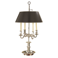 Visual Comfort Large Four-Arm Bouillotte Chapman & Myers CHA8139PS-B
