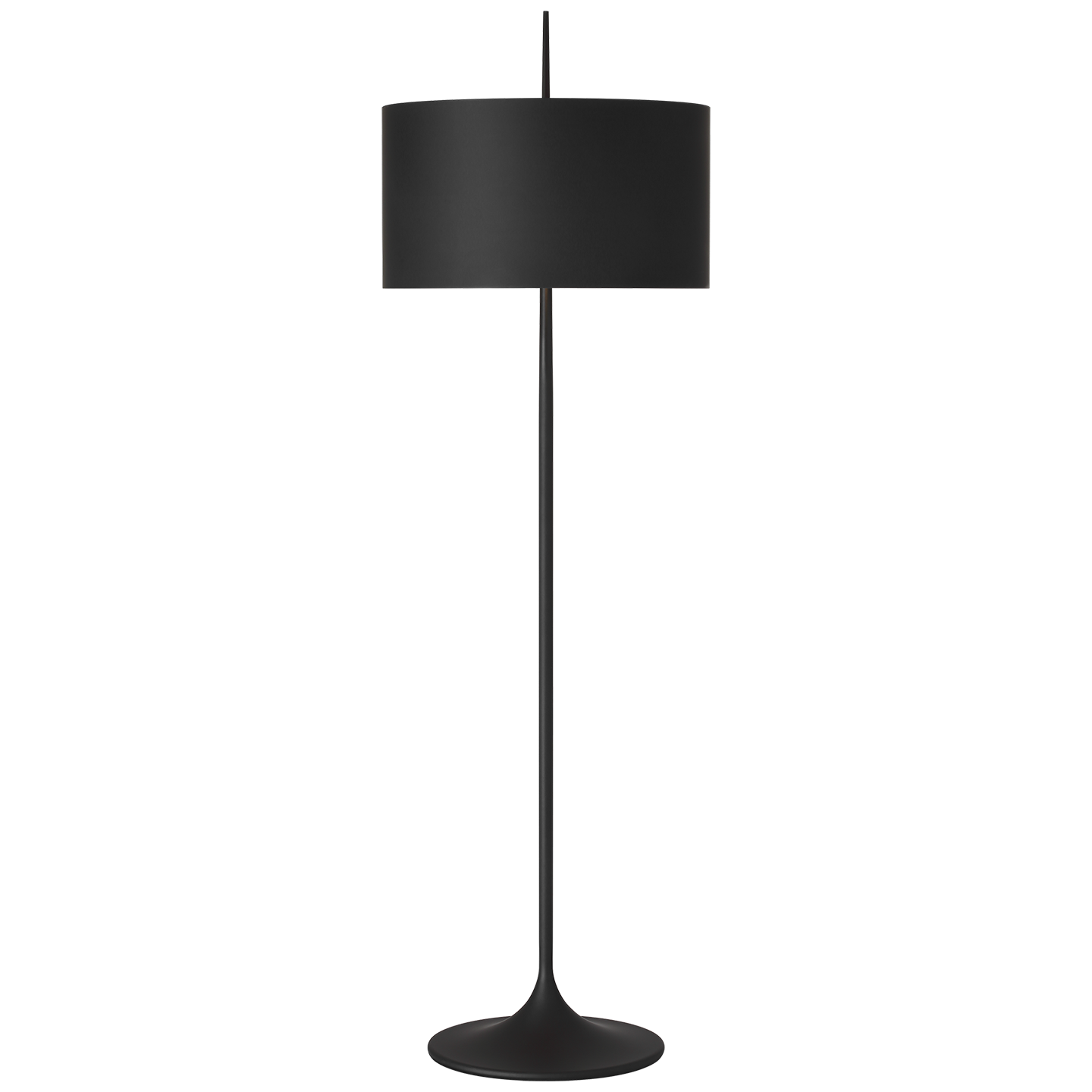 Торшер Spinet 62" Floor Lamp Barbara Barry BBL1303BLK-BLK