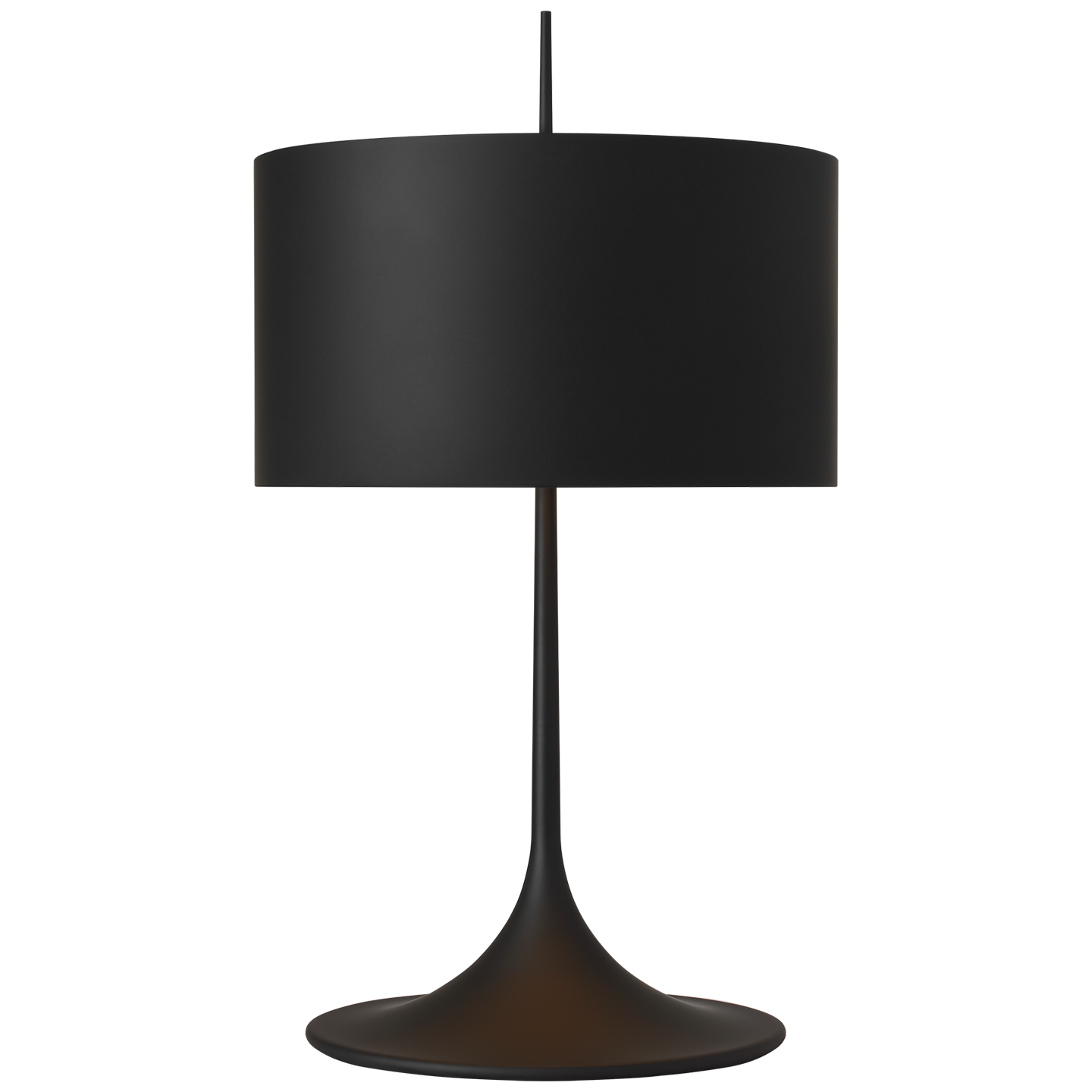 Настольная лампа Spinet 26" Modern Trumpet Table Lamp Barbara Barry BBL3301BLK-BLK