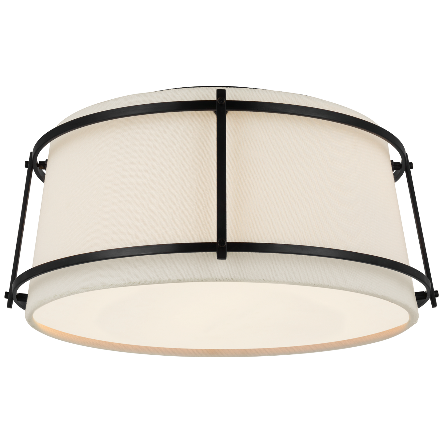 Потолочный светильник Callaway Small Flush Mount Carrier and Company S4685BZ-L/FA