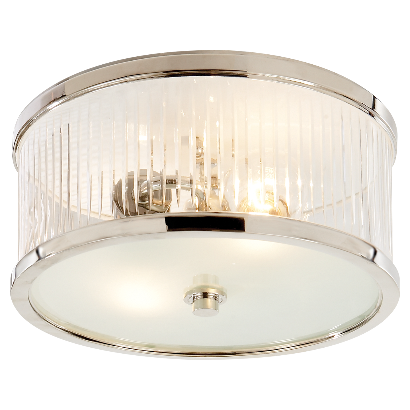 Потолочный светильник Randolph Small Round Flush Mount Alexa Hampton AH4200PN-FG